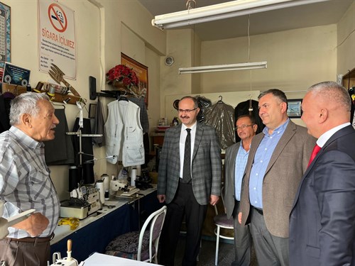 Kaymakam Adem Keleş'ten Esnaflara Ziyaret