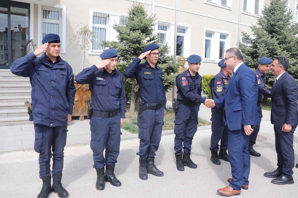 İlçe Jandarma Komutanlığına Bayram Ziyareti